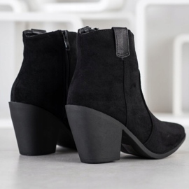 Small Swan Stivali alla moda in Spitz nero 1