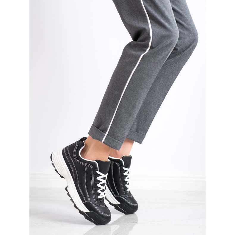 Kylie Scarpe da ginnastica alla moda nero 1