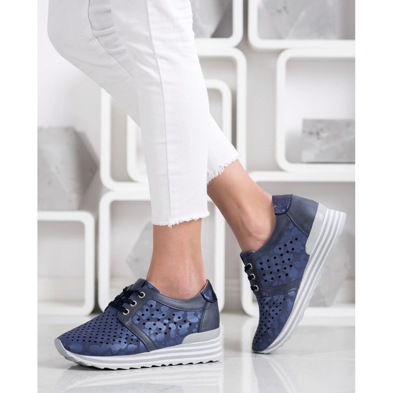 Aclys Sneakers traforate blu navy blu 2