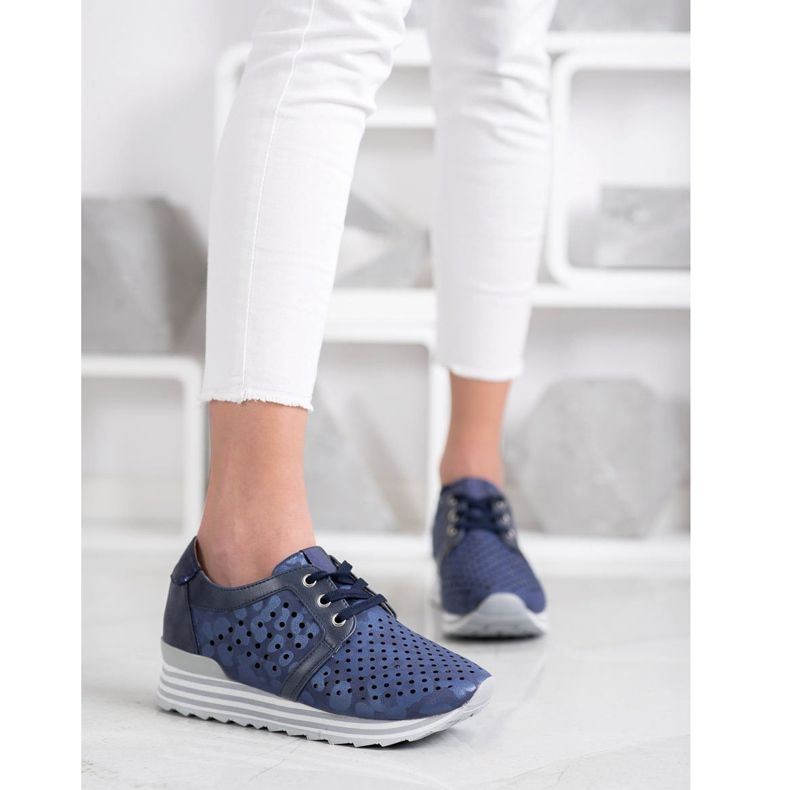 Aclys Sneakers traforate blu navy blu 1
