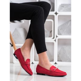 Goodin Mocassini eleganti rosso 1