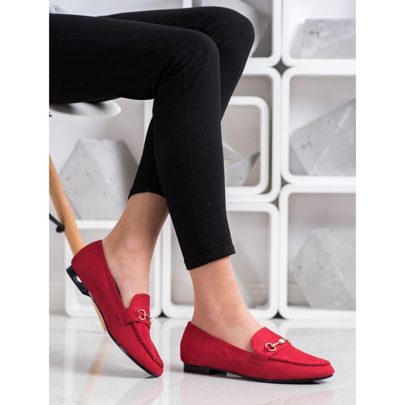 Goodin Mocassini eleganti rosso 1