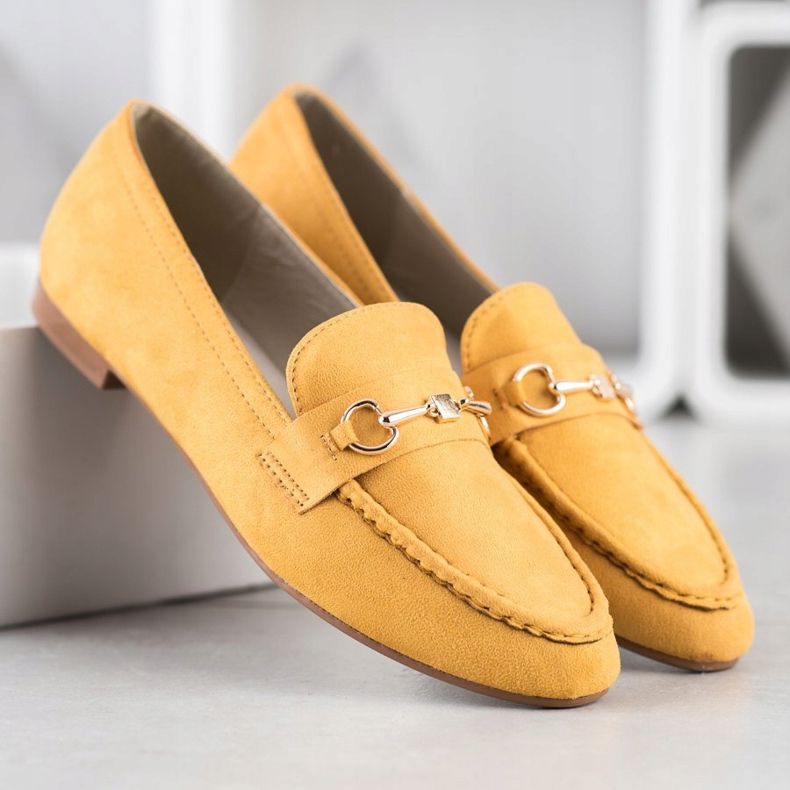 Goodin Mocassini eleganti giallo 1