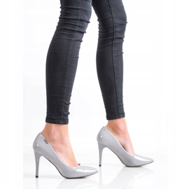 Goodin Décolleté laccate grigio 1