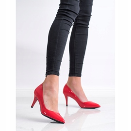 Goodin Décolleté classiche laccate rosso 1