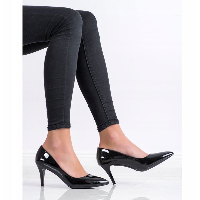 Goodin Décolleté classiche laccate nero 1