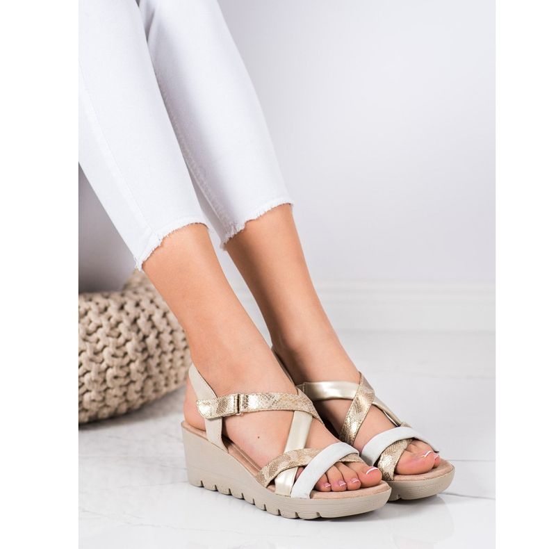 Kylie Sandali Leggeri Con Velcro marrone multicolore 1