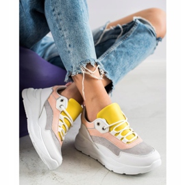 SHELOVET Sneakers allacciate alla moda multicolore 1