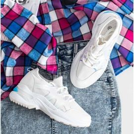 SHELOVET Sneakers Primaverili Con Effetto Holo bianca 1