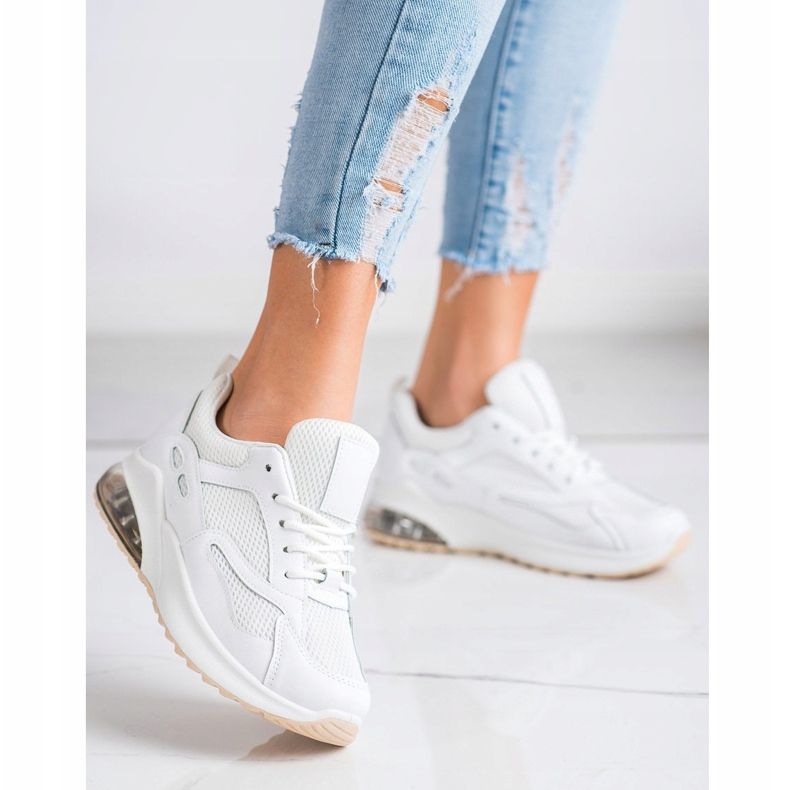 SHELOVET Sneakers Bianche Con Rete bianco 1