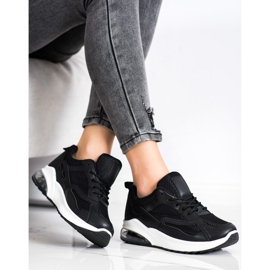SHELOVET Sneakers Nere Con Rete nero 1