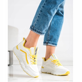 SHELOVET Scarpe da ginnastica classiche bianco 2