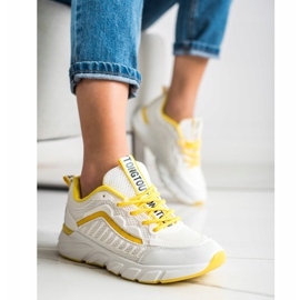 SHELOVET Scarpe da ginnastica classiche bianco 1