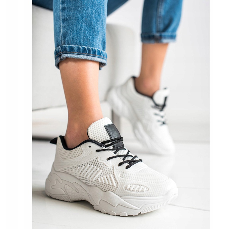 SHELOVET Sneakers bianche primaverili bianca 2