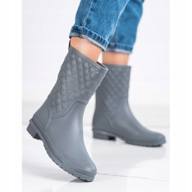 SHELOVET Galosce trapuntate alla moda grigio 1