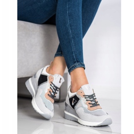 VINCEZA sneakers colorate bianca grigio multicolore 1