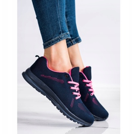 Bona Scarpe sportive basse blu navy blu 1