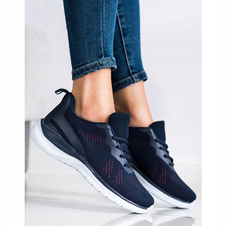 Bona Sneakers blu navy chiaro 1