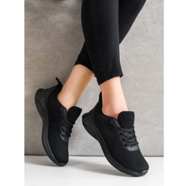 SHELOVET Scarpe sportive primaverili nero 1