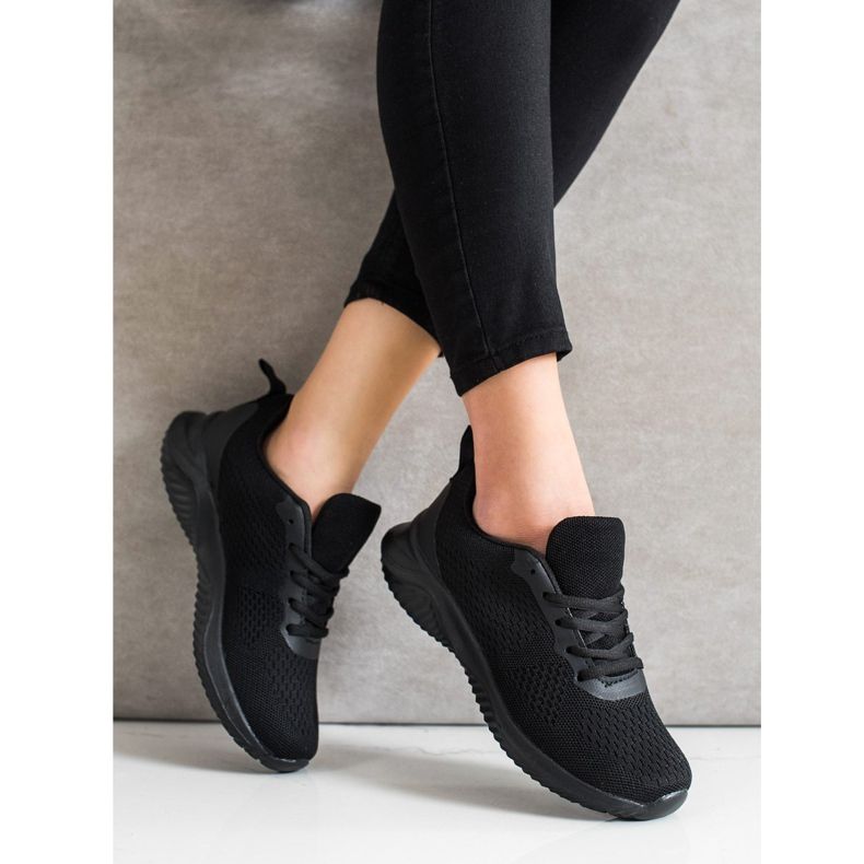 SHELOVET Scarpe sportive primaverili nero 1