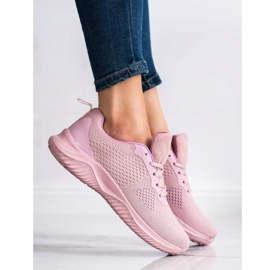 SHELOVET Scarpe sportive primaverili rosa 1