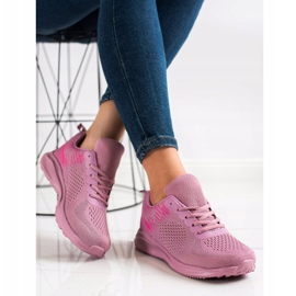 Bona Scarpe sportive leggere rosa 2