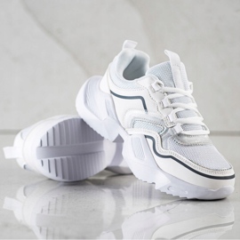 SHELOVET Sneakers sportive leggere bianca 1