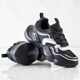 SHELOVET Sneakers sportive leggere nero 1