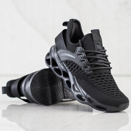SHELOVET Scarpe da ginnastica nere alla moda nero 1