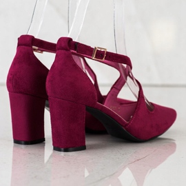 Eleganti décolleté Sergio Leone rosso multicolore 1