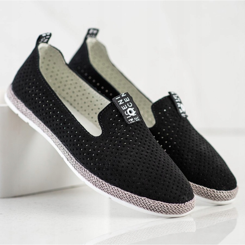 Filippo Slip in pelle casual nero 1