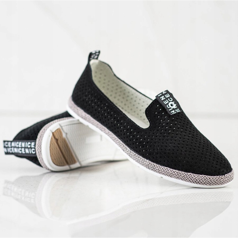 Filippo Slip in pelle casual nero 2