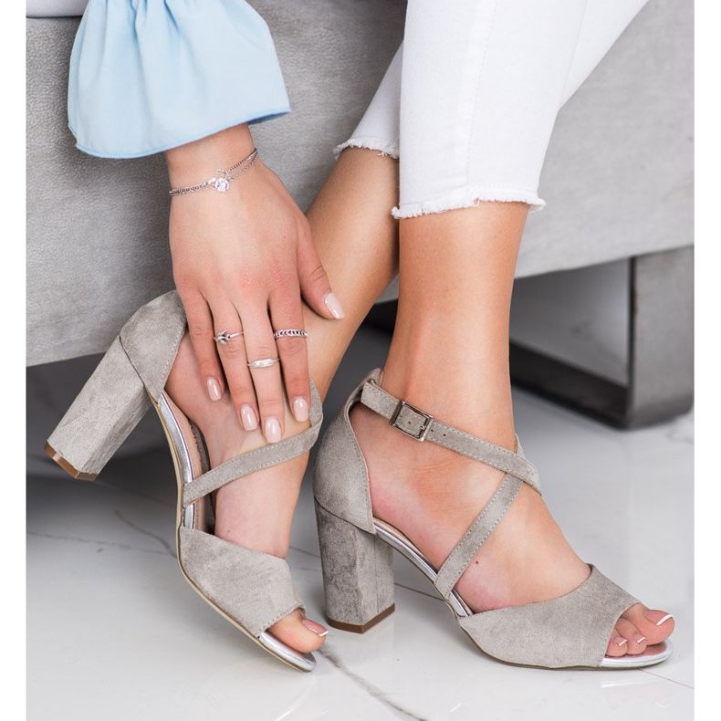 Décolleté Sergio Leone alla moda beige 2