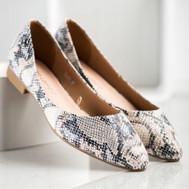 Ballerine Sergio Leone con stampa serpente multicolore 2