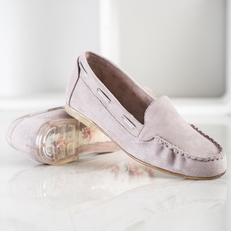 Mocassini grigi di Sergio Leone beige 1