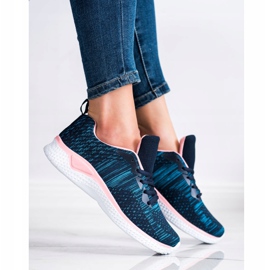 Bona Sneakers blu navy chiaro 1