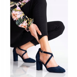 Décolleté Con Fibbia Sergio Leone blu navy 1