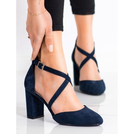 Décolleté Con Fibbia Sergio Leone blu navy 2