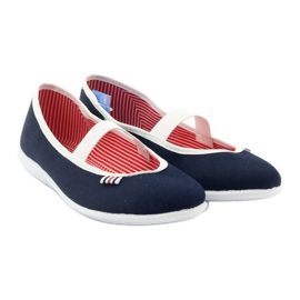 Sneakers da donna ceca Befado 493q002 blu navy bianco 4