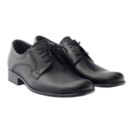 Scarpe classiche da uomo TUR 308 nere nero 4