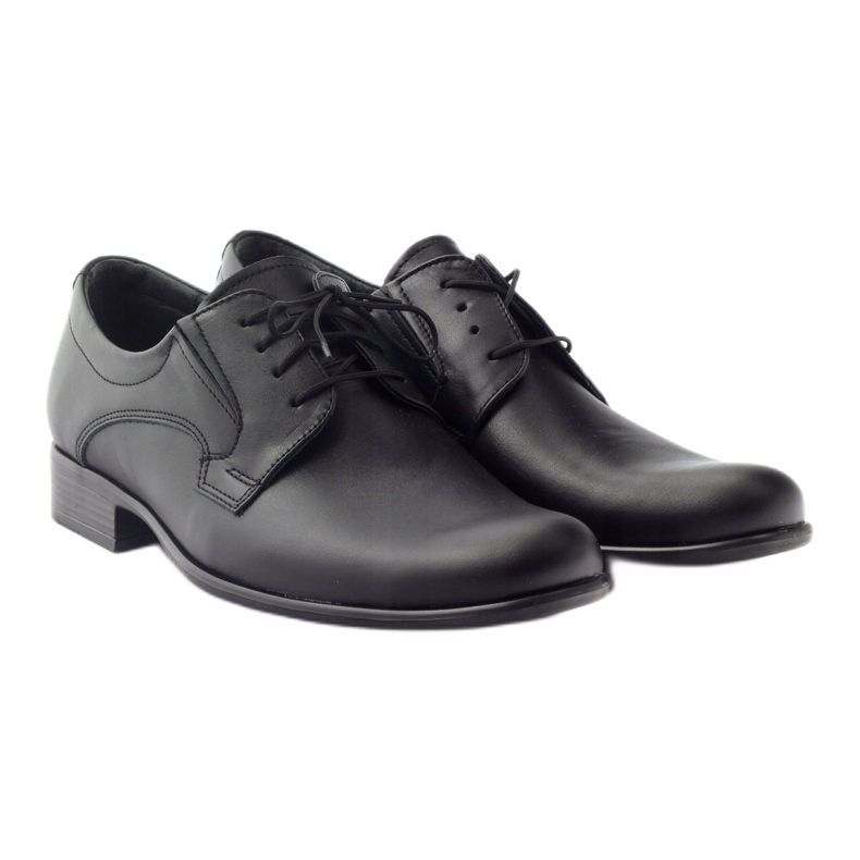 Scarpe classiche da uomo TUR 308 nere nero 4