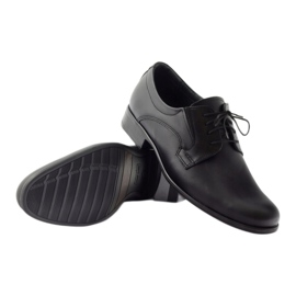 Scarpe classiche da uomo TUR 308 nere nero 3