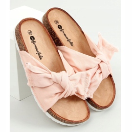 Rosa in cotone rosa WS11 Pantofole rosa 1
