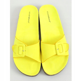 Pantofole gialle da donna gialle L-1056 Giallo 1