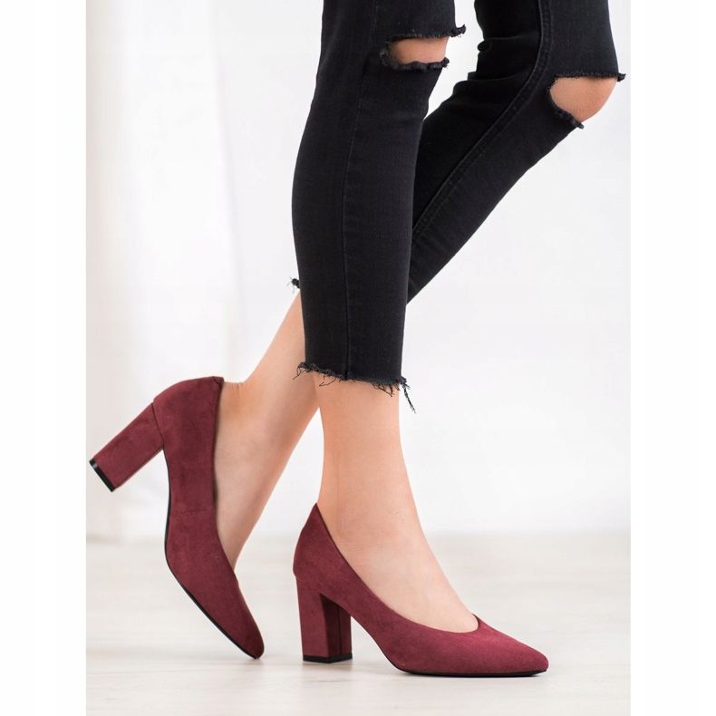 W. Potocki Décolleté Con Glitter rosso 1