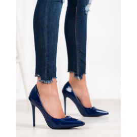 Small Swan Perni verniciati blu 2