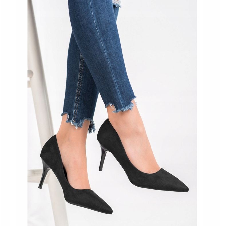 Small Swan Tacchi alti casual nero 1