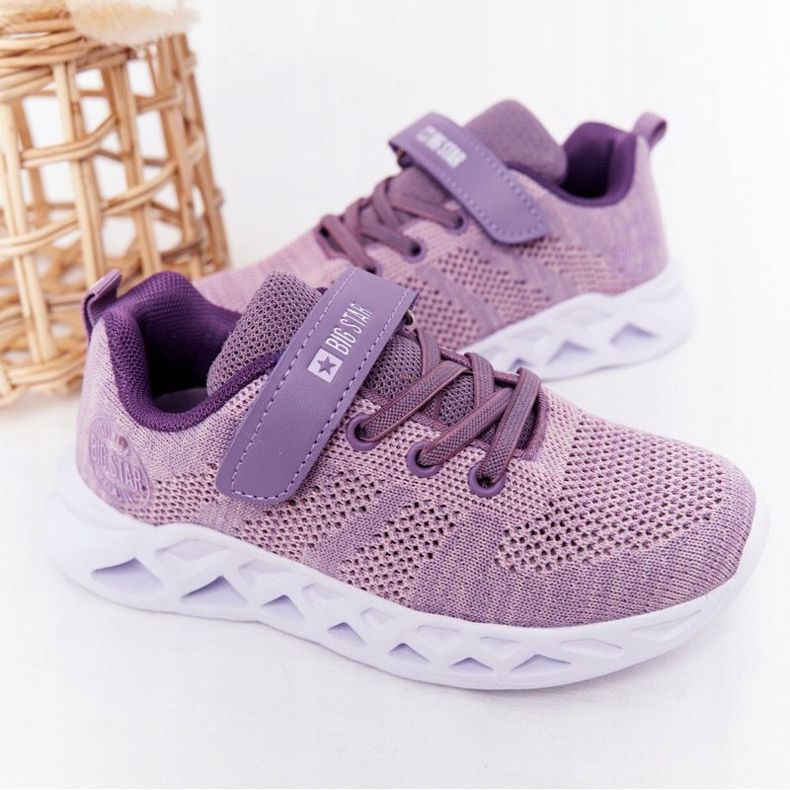 Scarpe sportive per bambini Sneakers Big Star HH374183 Viola 2