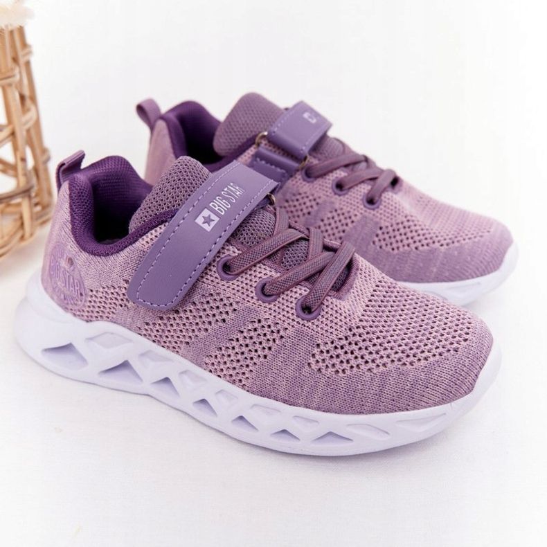 Scarpe sportive per bambini Sneakers Big Star HH374183 Viola 1