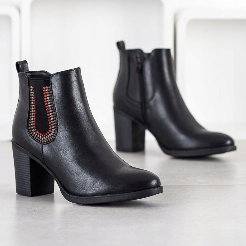 Goodin Stivaletti in ecopelle neri nero 1